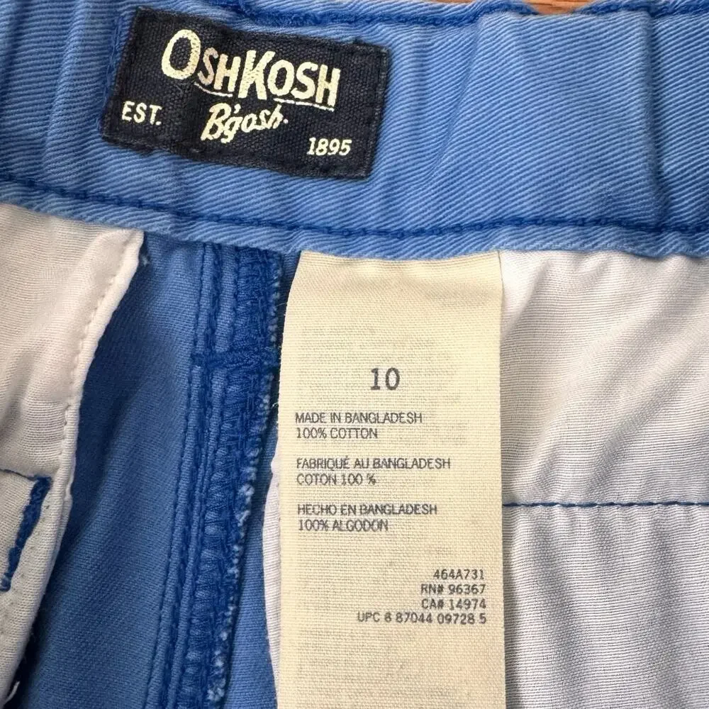 OshKosh Royal Blue Straight Leg Pants Boys Sz 10